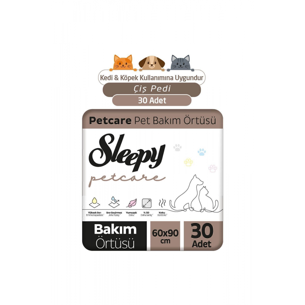 Petcare Pet Bakım Örtüsü 60x90 Cm 30 Adet