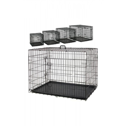 Atakan Petshop Katlanabilir Tepsili Kedi Köpek Kafesi 106.7x71x76 Cm