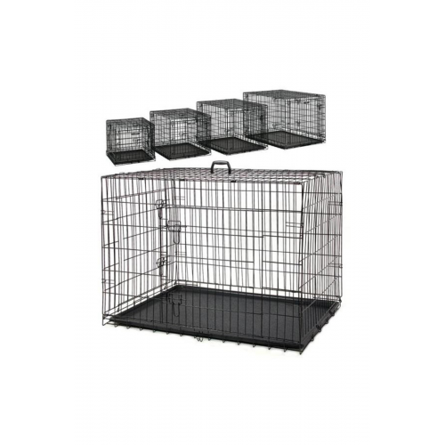 Siyah Telli Tepsili Kafes 120x77x90Cm