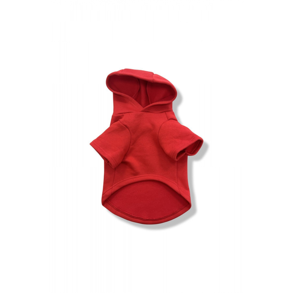 Kedi & Köpek Kıyafeti Sweatshirt - Chicago Bulls Baskılı Kırmızı Sweatshirt