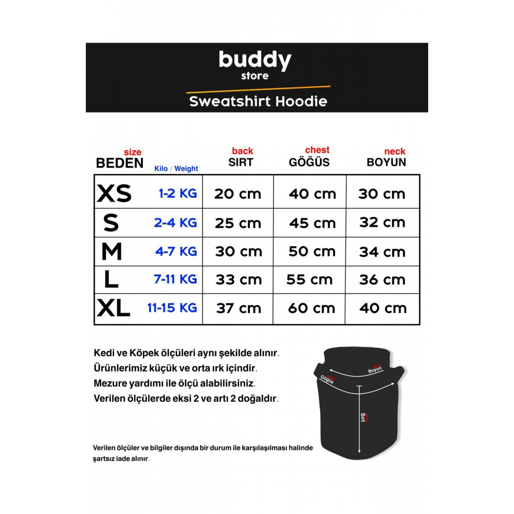 Kedi & Köpek Kıyafeti Sweatshirt - Chicago Bulls Baskılı Kırmızı Sweatshirt