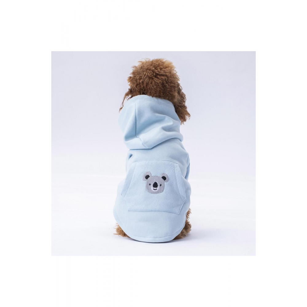 Koala Kanguru Cepli Hoodie Kedi-köpek Hoodie- Sweatshirt Kedi Köpek Kıyafeti