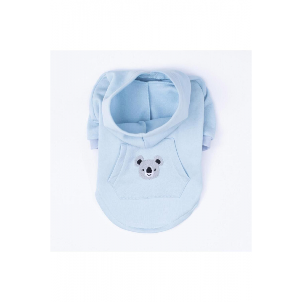 Koala Kanguru Cepli Hoodie Kedi-köpek Hoodie- Sweatshirt Kedi Köpek Kıyafeti