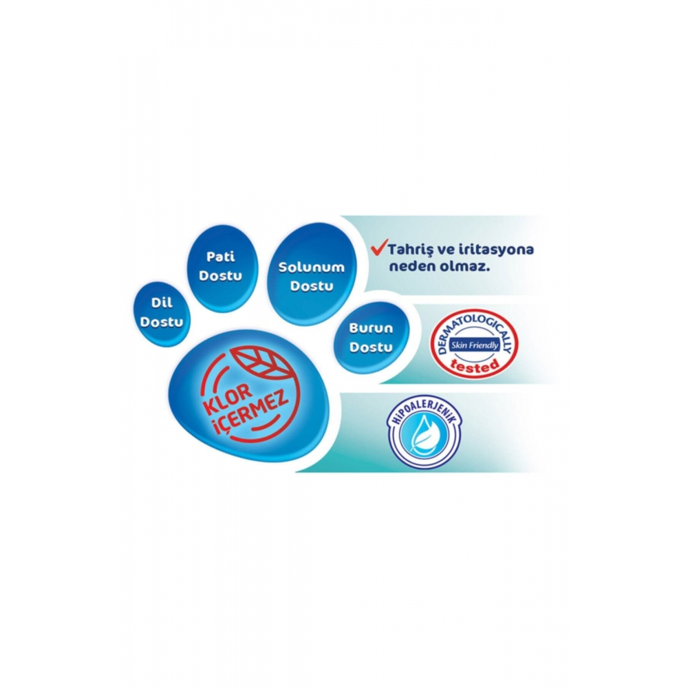 Evcil Hayvan Hijyenik Yüzey Temizleyici 1l