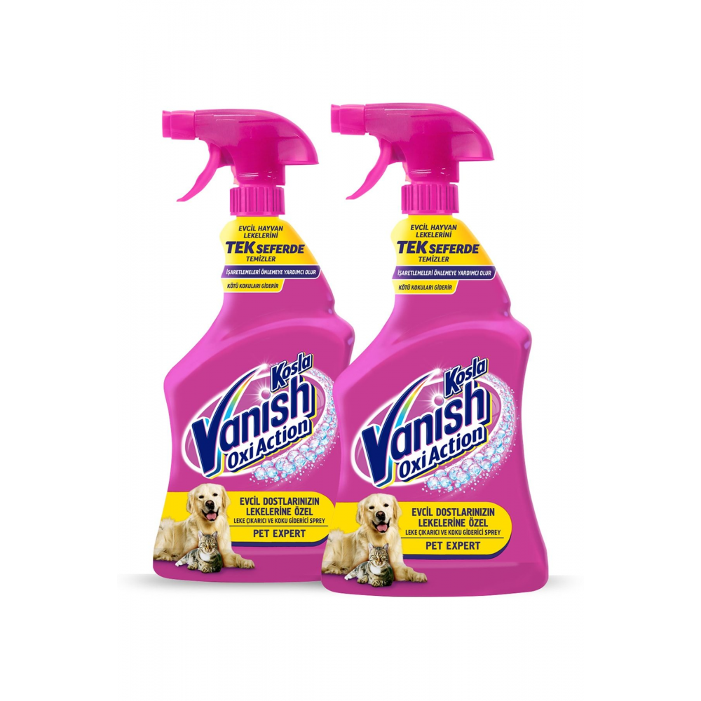 Kosla Pet Leke Çıkarıcı ve Koku Giderici Sprey 2x500 ml