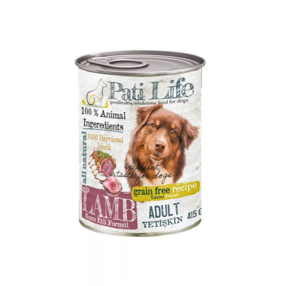 Pati Lıfe Köpek Kuzu Konserve 415 gr *24 Adet