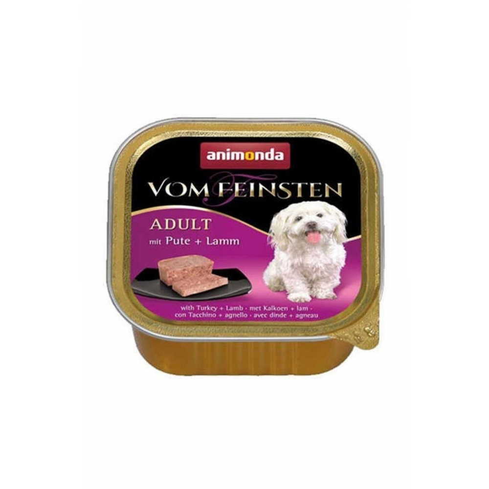 Vom Feinsten Hindili Ve Kuzulu Yetişkin Köpek Konservesi 150 gr