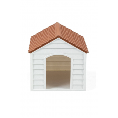 Plastik Pet Kulübesi Dış Mekan Suya Dayanıklı Kahve