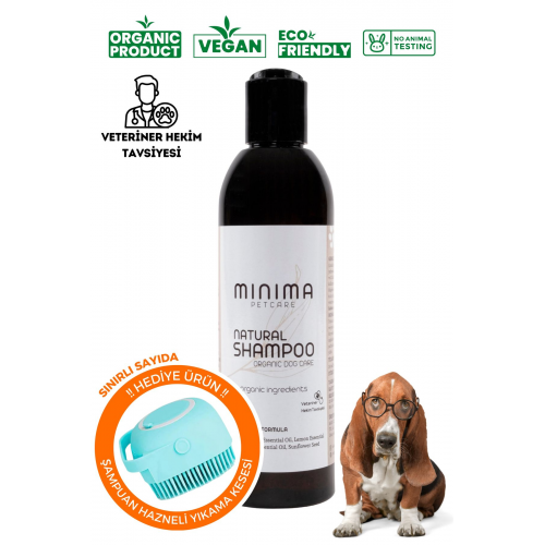 Tüy Ve Cilt Sağlığı Arttırıcı - Tüy Dökülmesi Karşıtı Organik Köpek Şampuanı