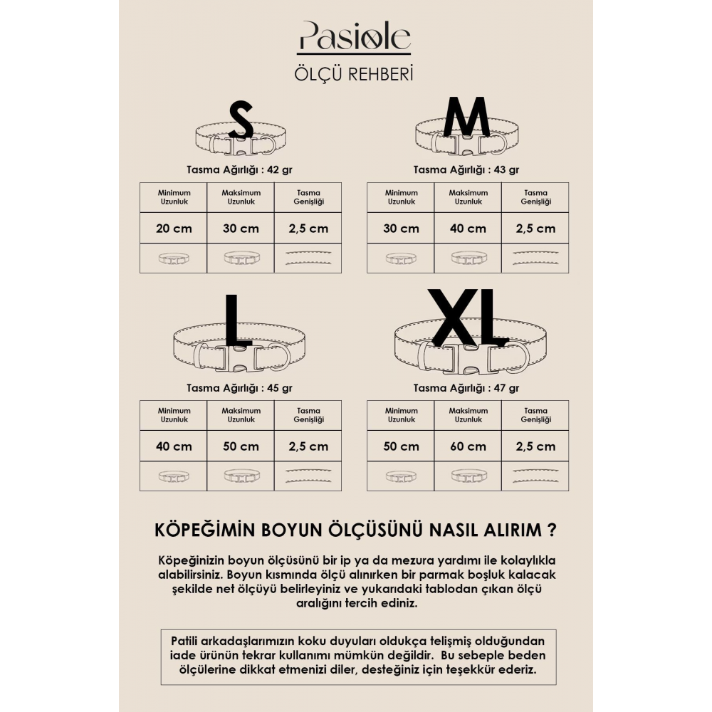 Köpek Boyun Tasması, Köpek Tasması , Ayarlanabilir, Sağlam Köpek Tasması - Lega