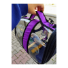 Kuş Taşıma Çantası Suluklu Tünekli 32x22x20 Büyük Boy 1. Kalite, Kraker Hediyeli- Mor
