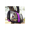 Kuş Taşıma Çantası Suluklu Tünekli 32x22x20 Büyük Boy 1. Kalite, Kraker Hediyeli- Mor