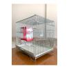 Muhabbet Kuşu Üretim Kafesi ( Akıllı Yemlik, Suluk, Ahşap Tünek Dahil ) Kampanya Kalın Telli