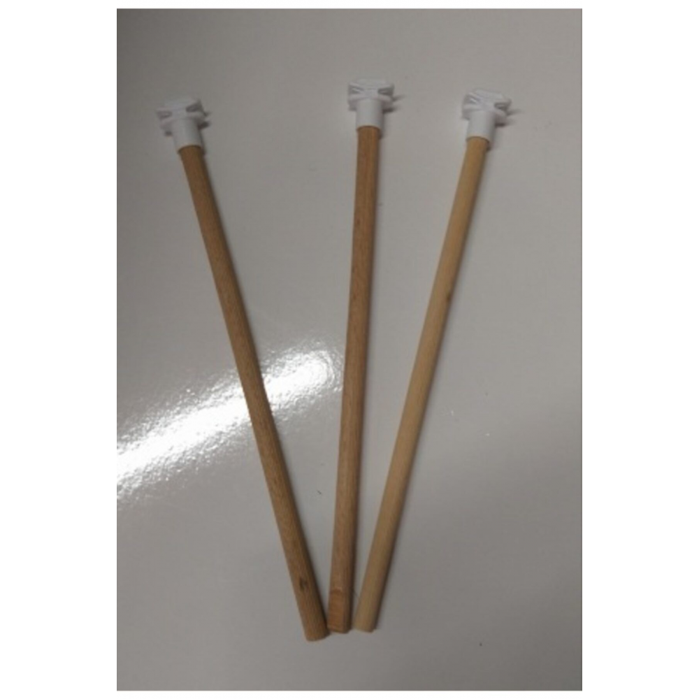 3 Adet Ahşap Tünek