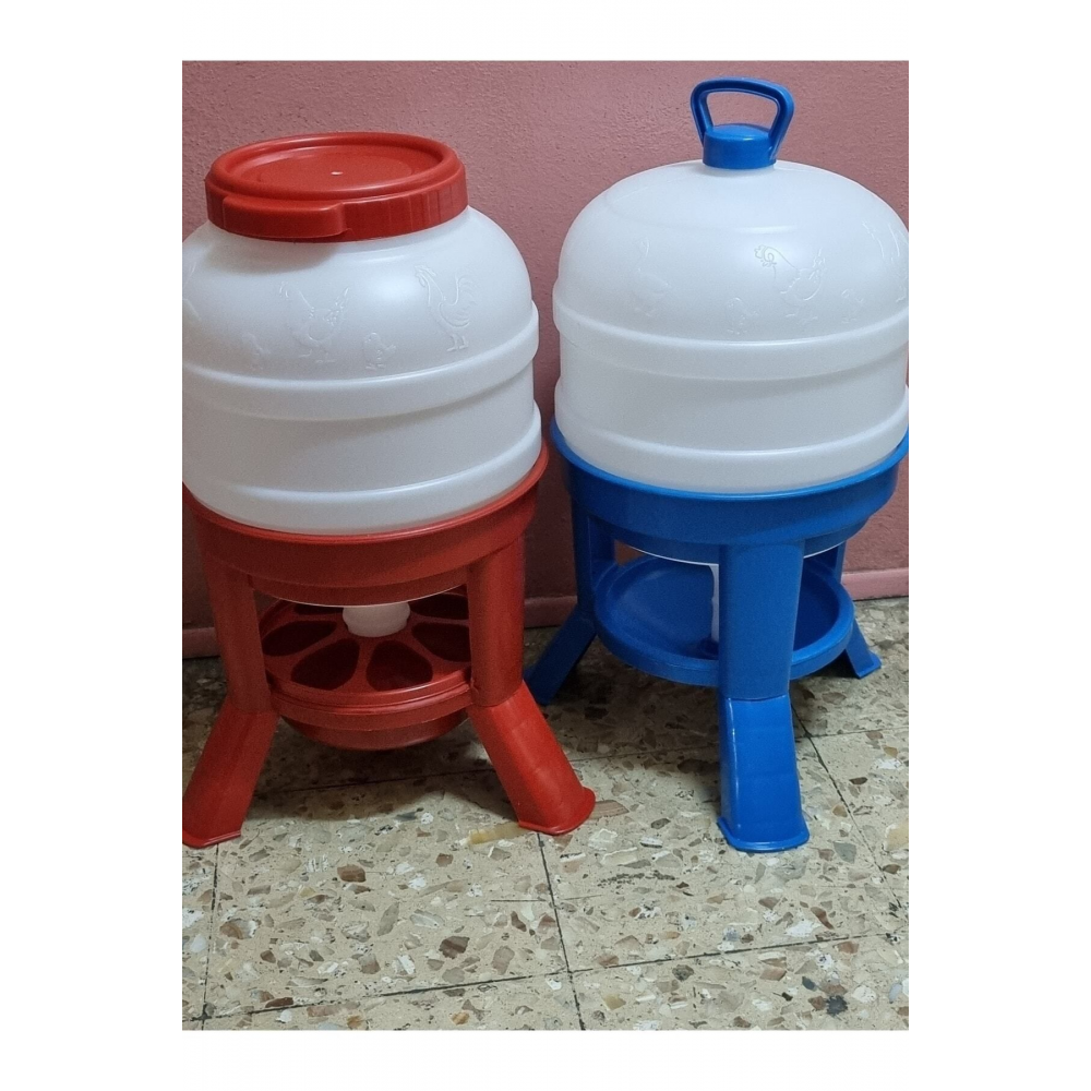 Ayaklı Tavuk Yemlik 30 Kg 30 Lt Suluk Damacana Suluk Yemlik