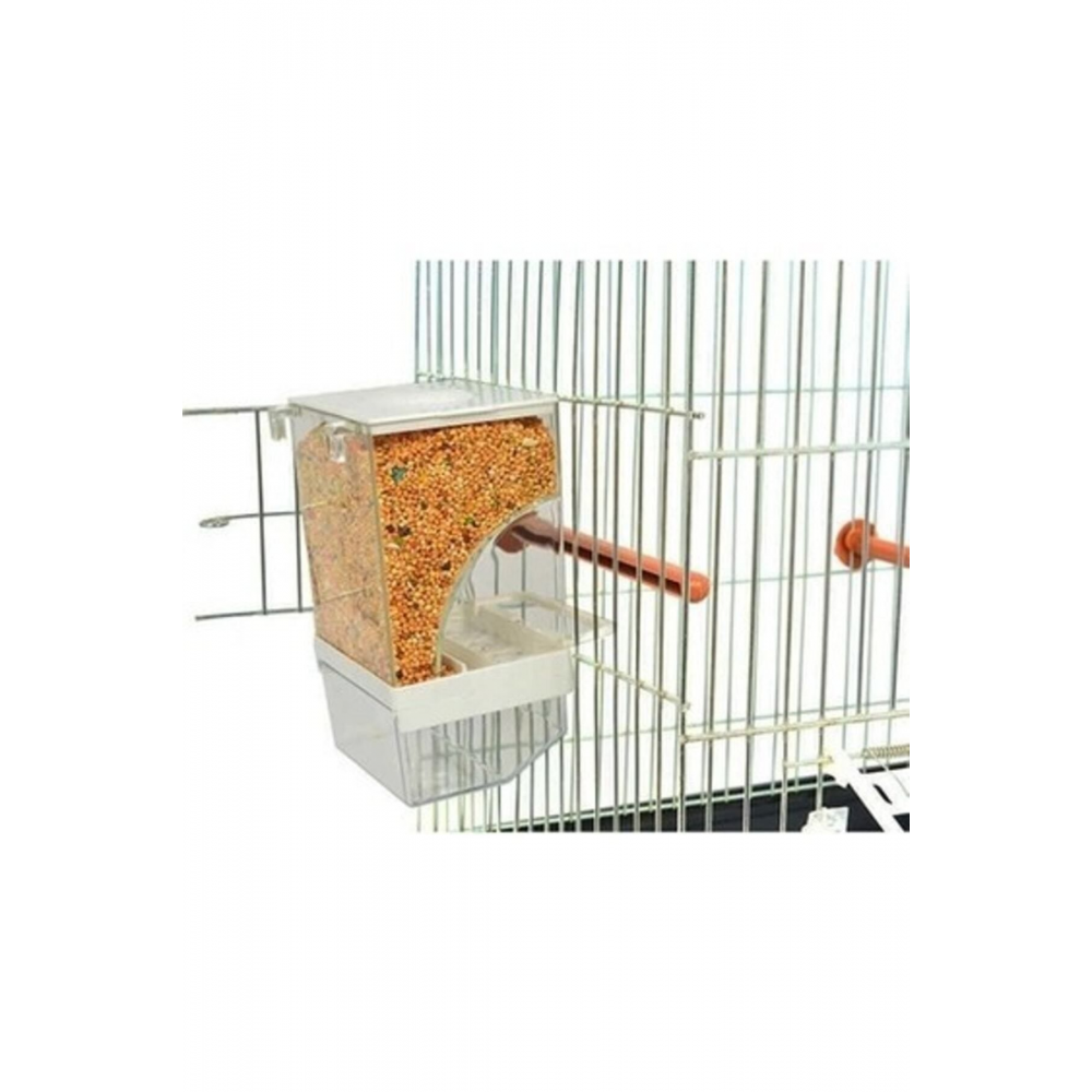 Beyaz Ve Renkli Akıllı Yemlik - Kaliteli Malzeme (MUHABBET KUŞU,PAPAĞAN,KANARYA)