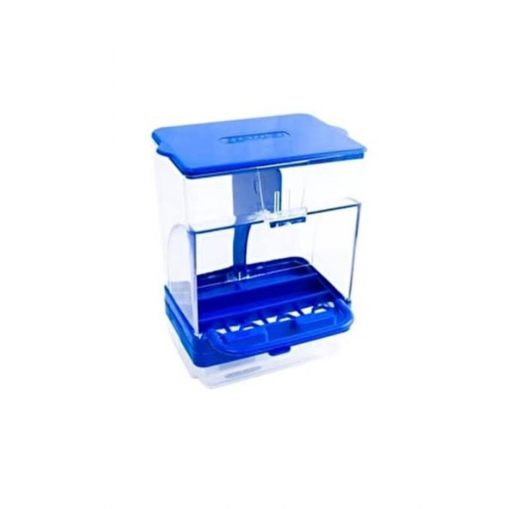 Beyaz Ve Renkli Akıllı Yemlik - Kaliteli Malzeme (MUHABBET KUŞU,PAPAĞAN,KANARYA)