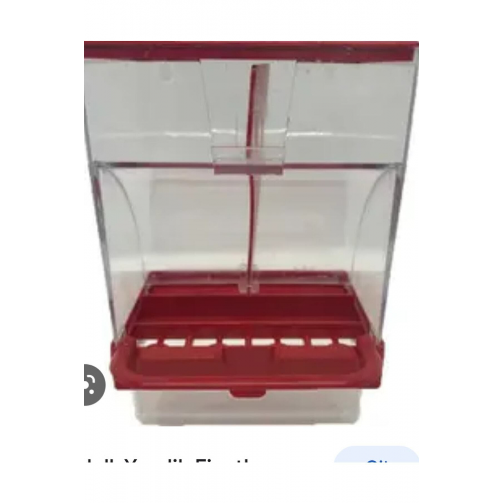 Beyaz Ve Renkli Akıllı Yemlik - Kaliteli Malzeme (MUHABBET KUŞU,PAPAĞAN,KANARYA)