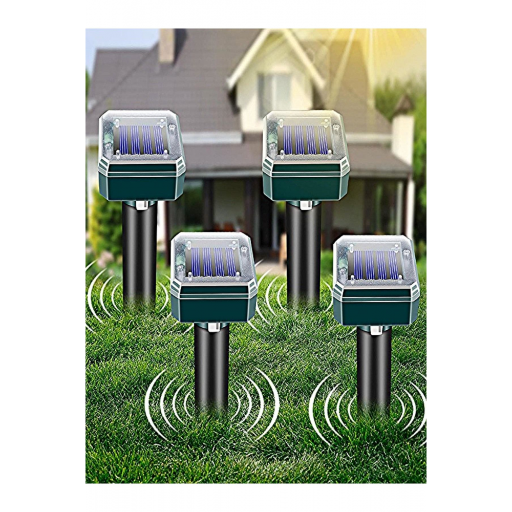 Güneş Enerjili Ultrasonic Köstebek Fare Yılan ve Haşere Kovucu