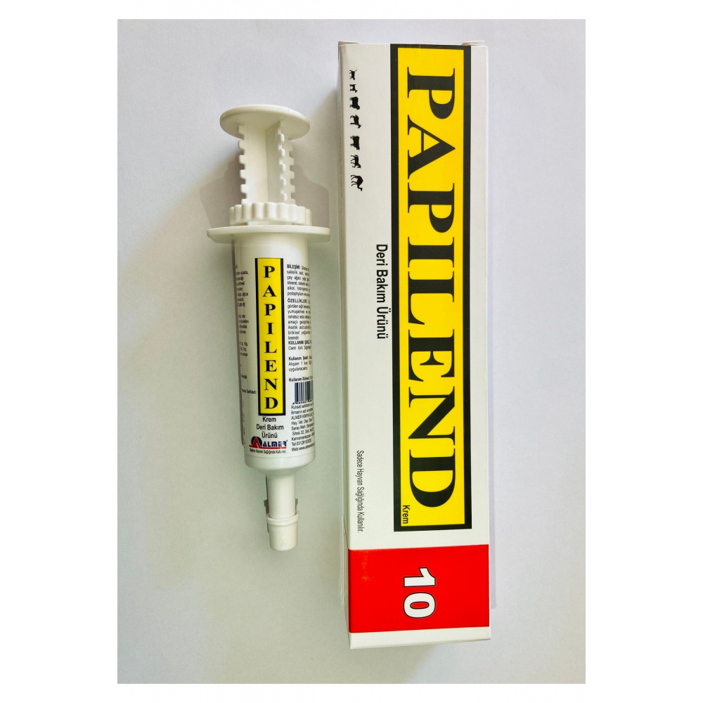 Papilend Kedi, Köpek, Sığır, Koyun Için Siğil (papillom) Deri Bakım Kremi 10gr 1 Adet