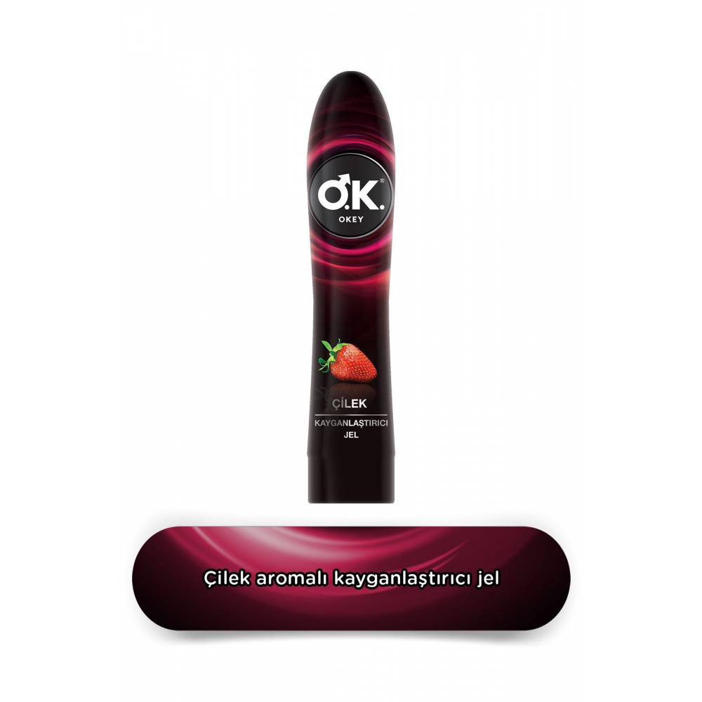 Çilek Kayganlaştırıcı Jel 2'li Set 200 ml