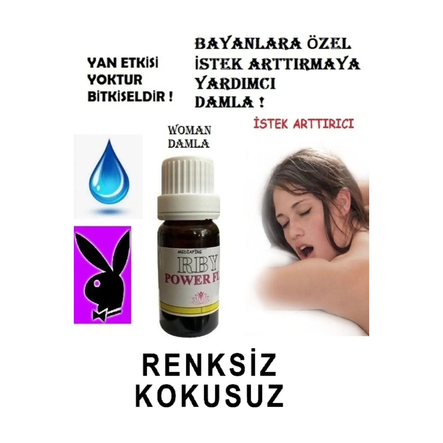 Bitkisell Power Kadın Damla Azdiriçılı 10ml Damla Damlası 10ml Baybayan,kullanım