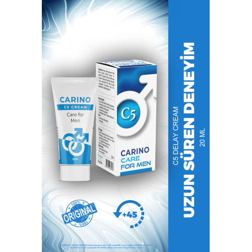 C5 Uzun Süren Deneyim Erkek Kremi 20ml - Etkili Formül - Long Time - Yüksek