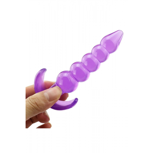 Anal Genişletici Boğumlu Yumuşak Esnek Jel Dokuda Anal Tıkaç Plug