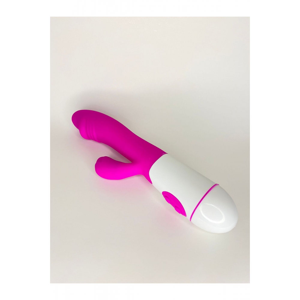 G-spot Ve Klitoris Tavşan Vibratörü Pembe