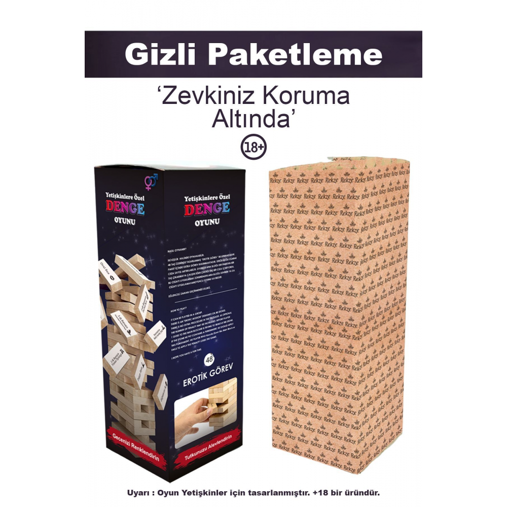 Erotik Denge (SEX) Oyunu - 48 Farklı Görev Ceza Gizli Kargo