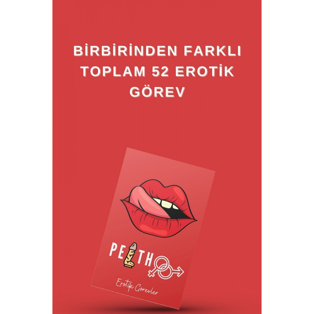 Erotik Görevler | Ateşli Görevler | Kadın | Erkek Baştan Çıkarıcı Oyun Kartları