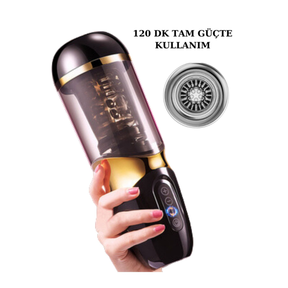 Dönebilen İleri Geri Hareketli Otomatik Mastürbatör