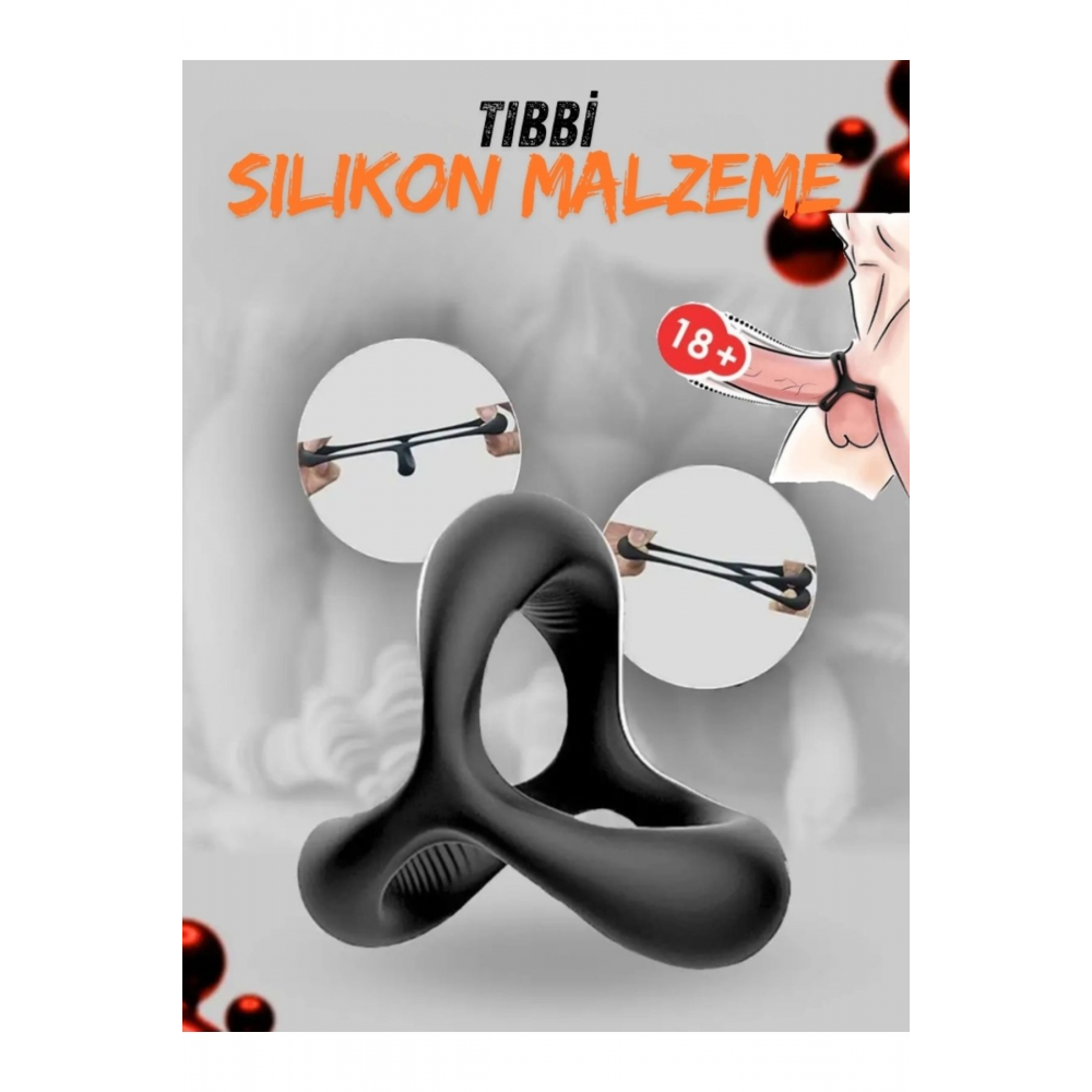 Asg Medical Ultra Esnek Yapıda Elastik Yumuşak Silikon Dokuda Rahat Takılabilir Süper Testis Penis H