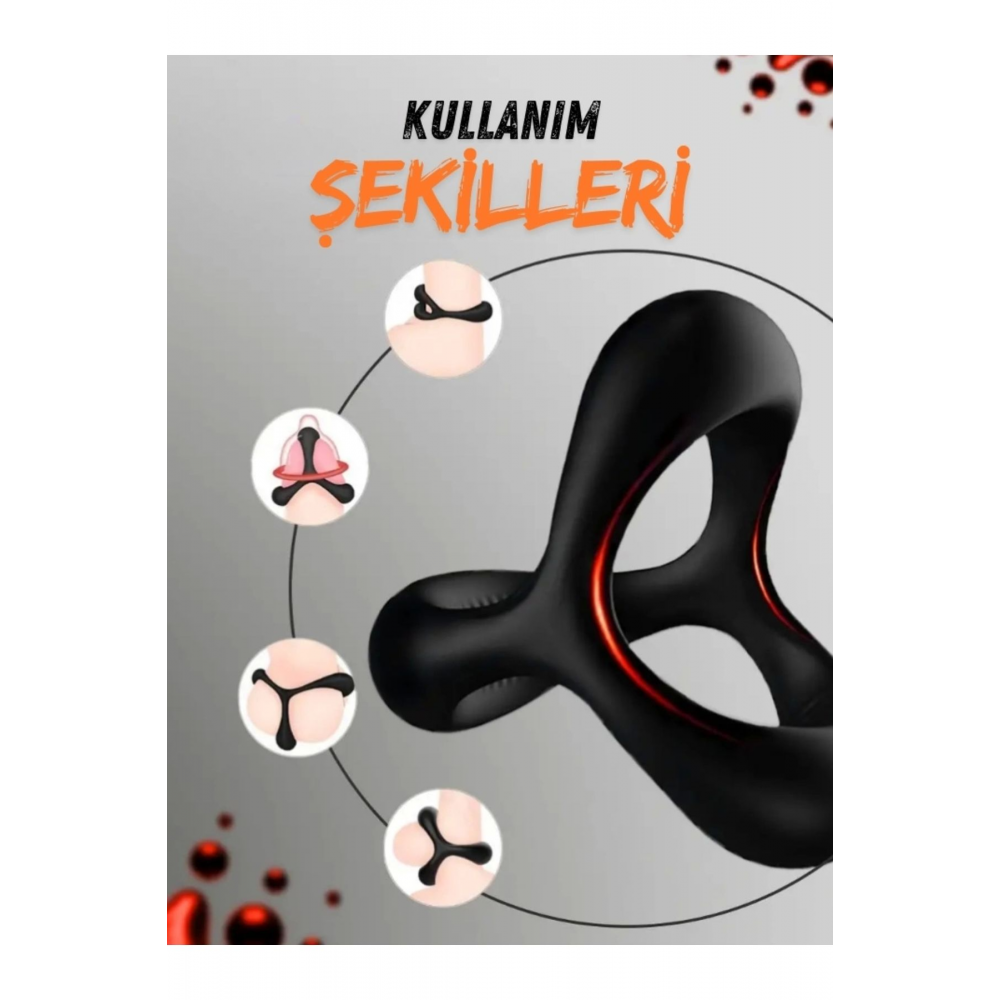 Asg Medical Ultra Esnek Yapıda Elastik Yumuşak Silikon Dokuda Rahat Takılabilir Süper Testis Penis H