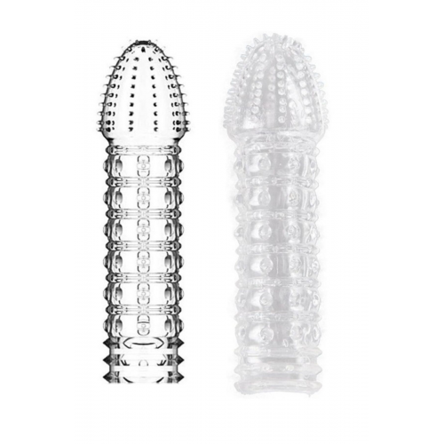 Suzaku Kaliteli Silikon Penis Kılıfı Uzatmalı Prezervatif Dildo