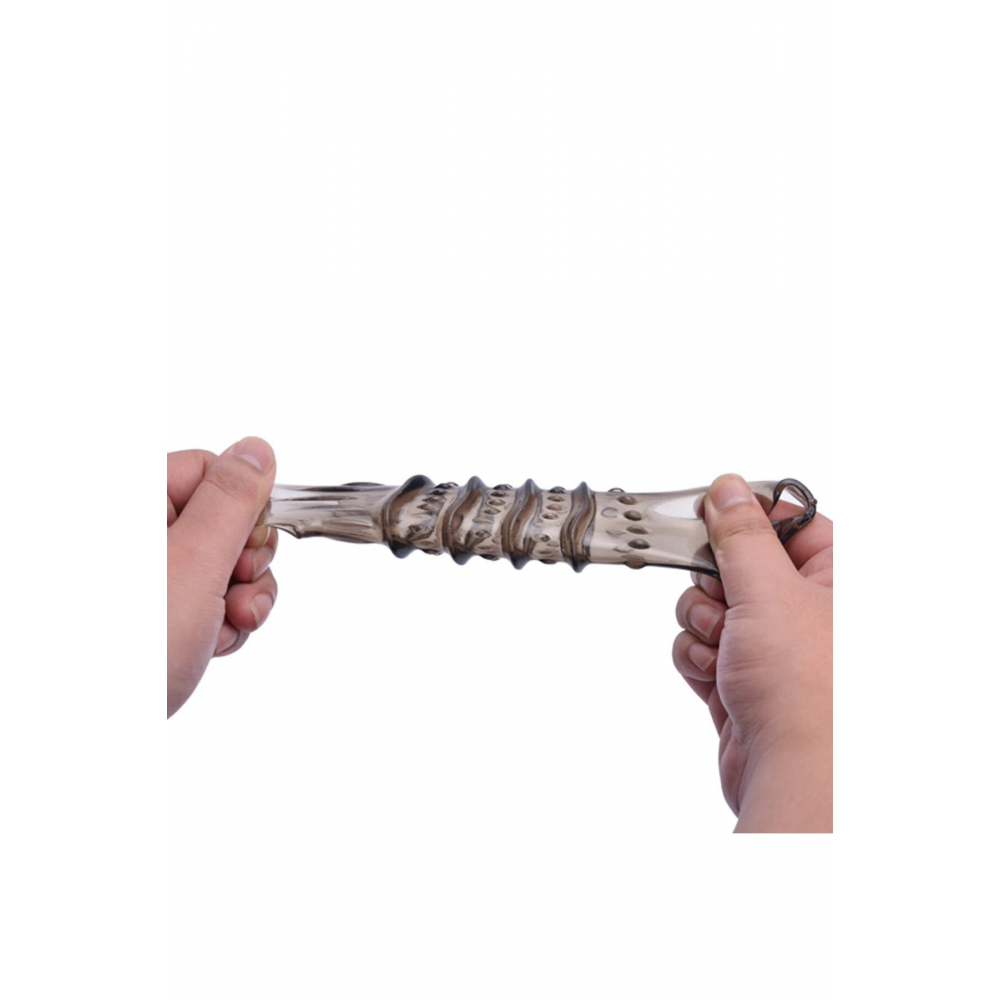 Tırtıklı Penis Kılıfı G Noktası Uyarıcı Ve Penis Halkası Kılıf Seks Oyuncağı