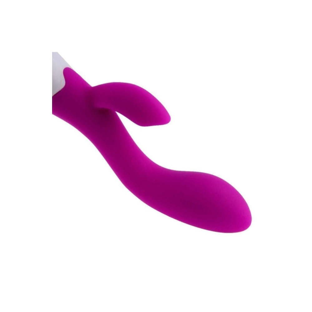 10 Farklı Titreşimli Tavşan Vibratör Çift Işlev Vibratör Kilitoris Vajinal Anal Mastürbatör