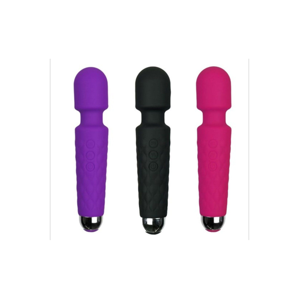 20 Modlu Su Geçirmez Female Wand Massager Şarjlı Vibratör Titreşimli Dildo
