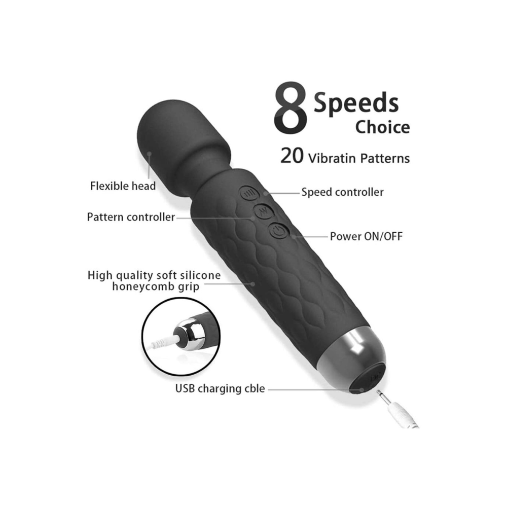 Love Magic 20 Titreşim Fonksiyonlu Usb Şarjlı Mor Klitoris Uyarıcılı Ve Orgazm Masaj Vibratörü