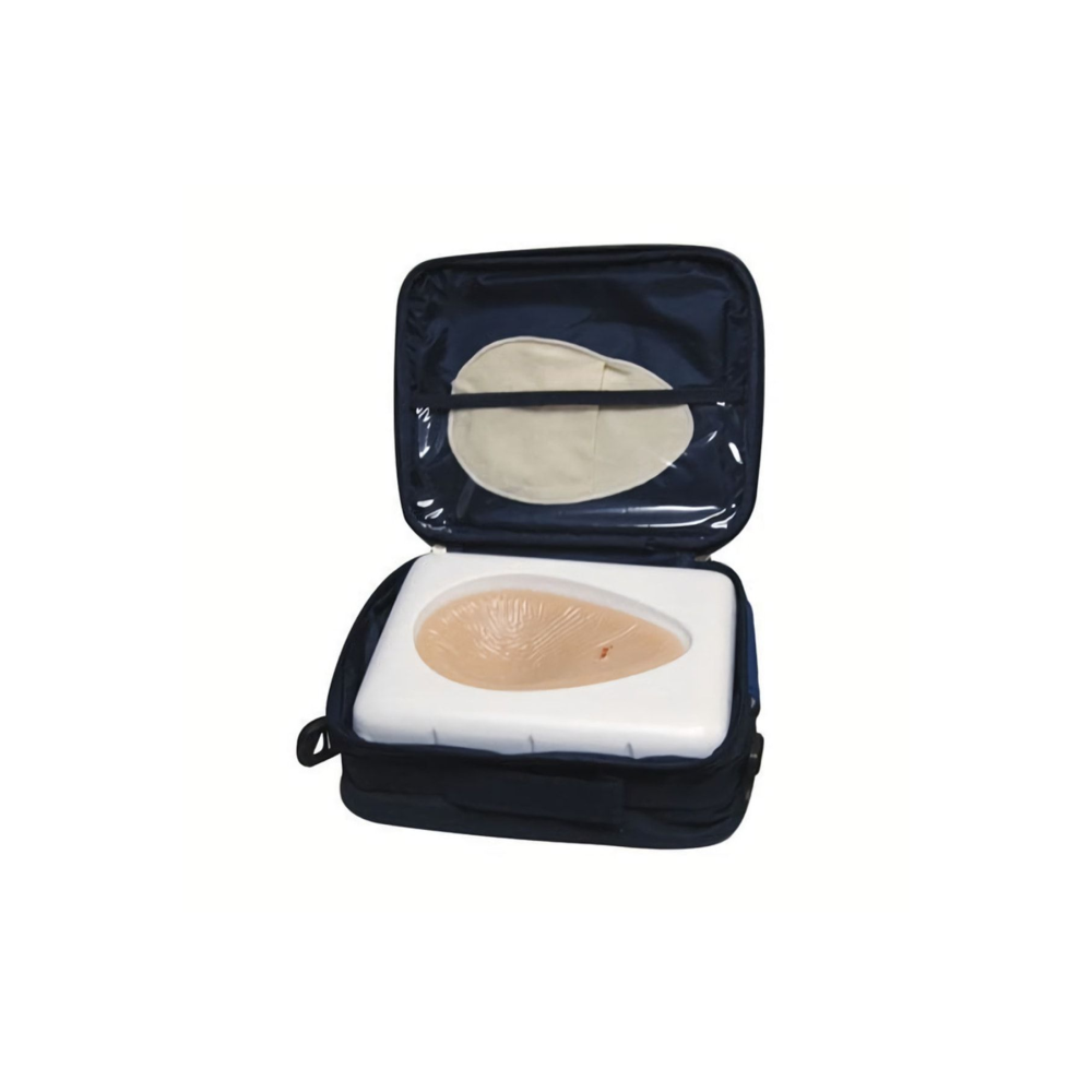 Silikon Protez Göğüs Meme Protezi (Oval-Simetrik) Çantalı Kılıflı