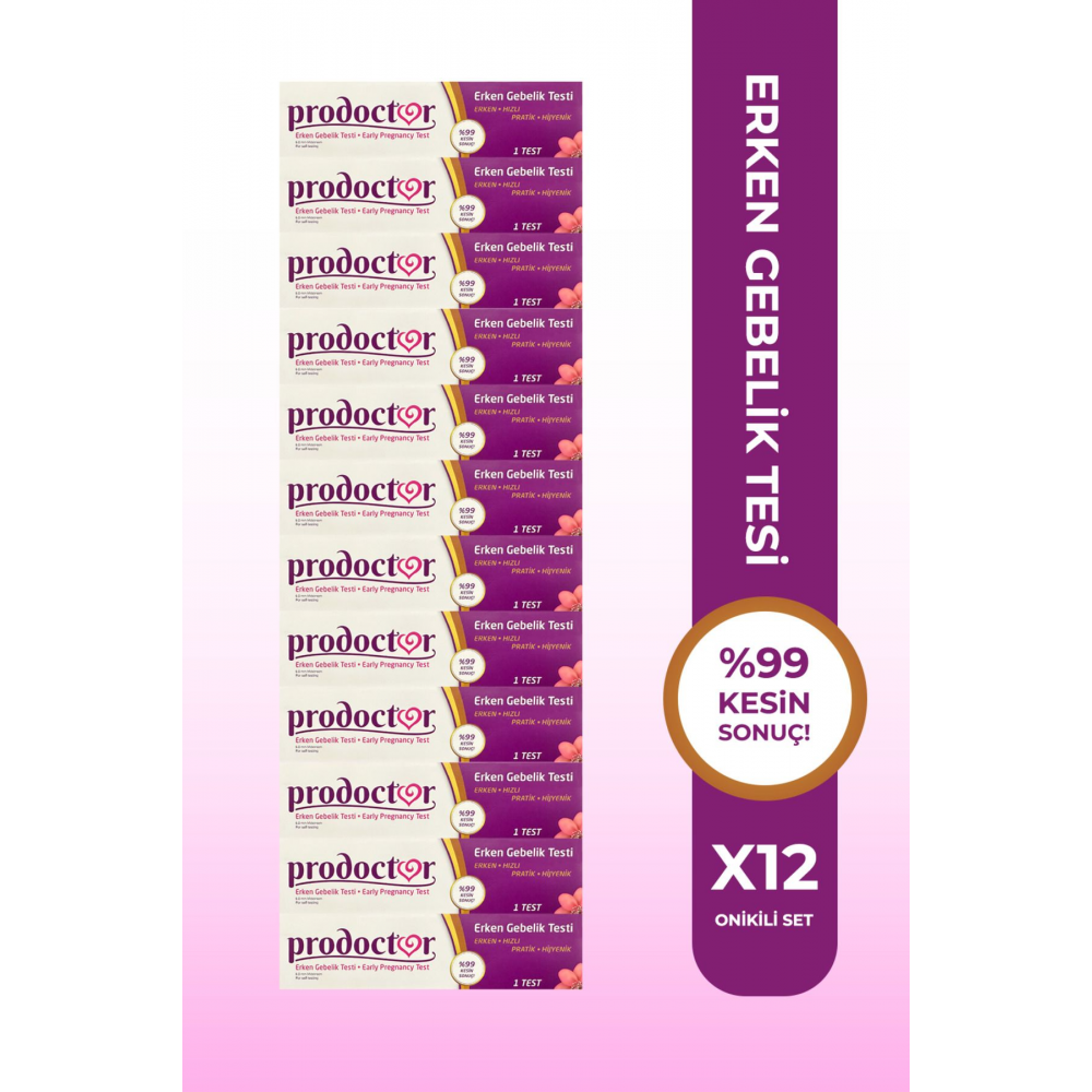 Erken Gebelik Testi 12 Adet
