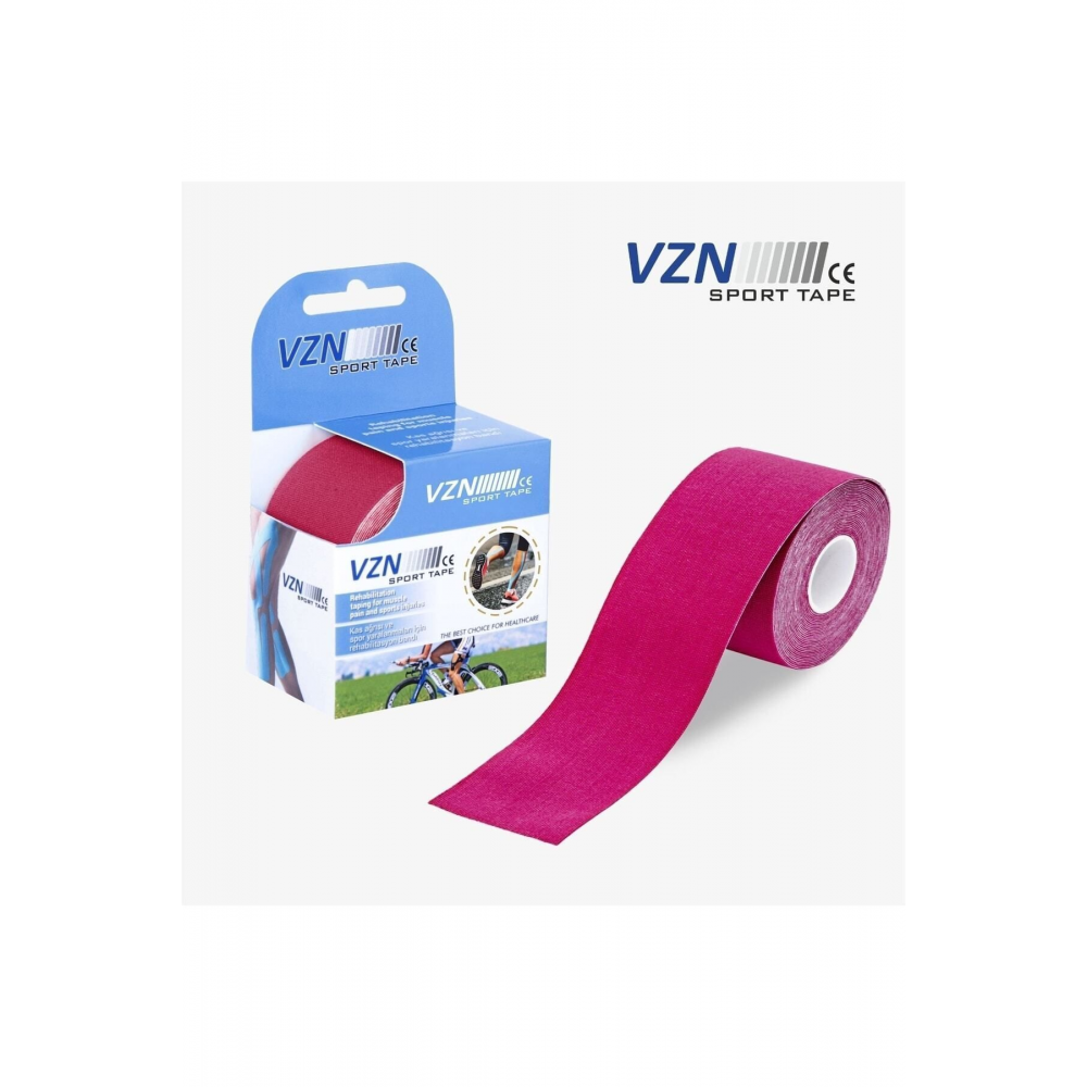 - Sport Tape Bant - Sporcu Bandı - 5cmx5m ( Pembe )