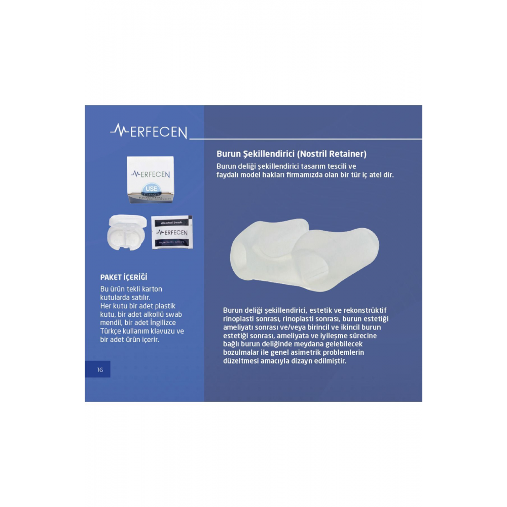 Burun Deliği Şekillendirici - Nostril Retainer - 7 Numara