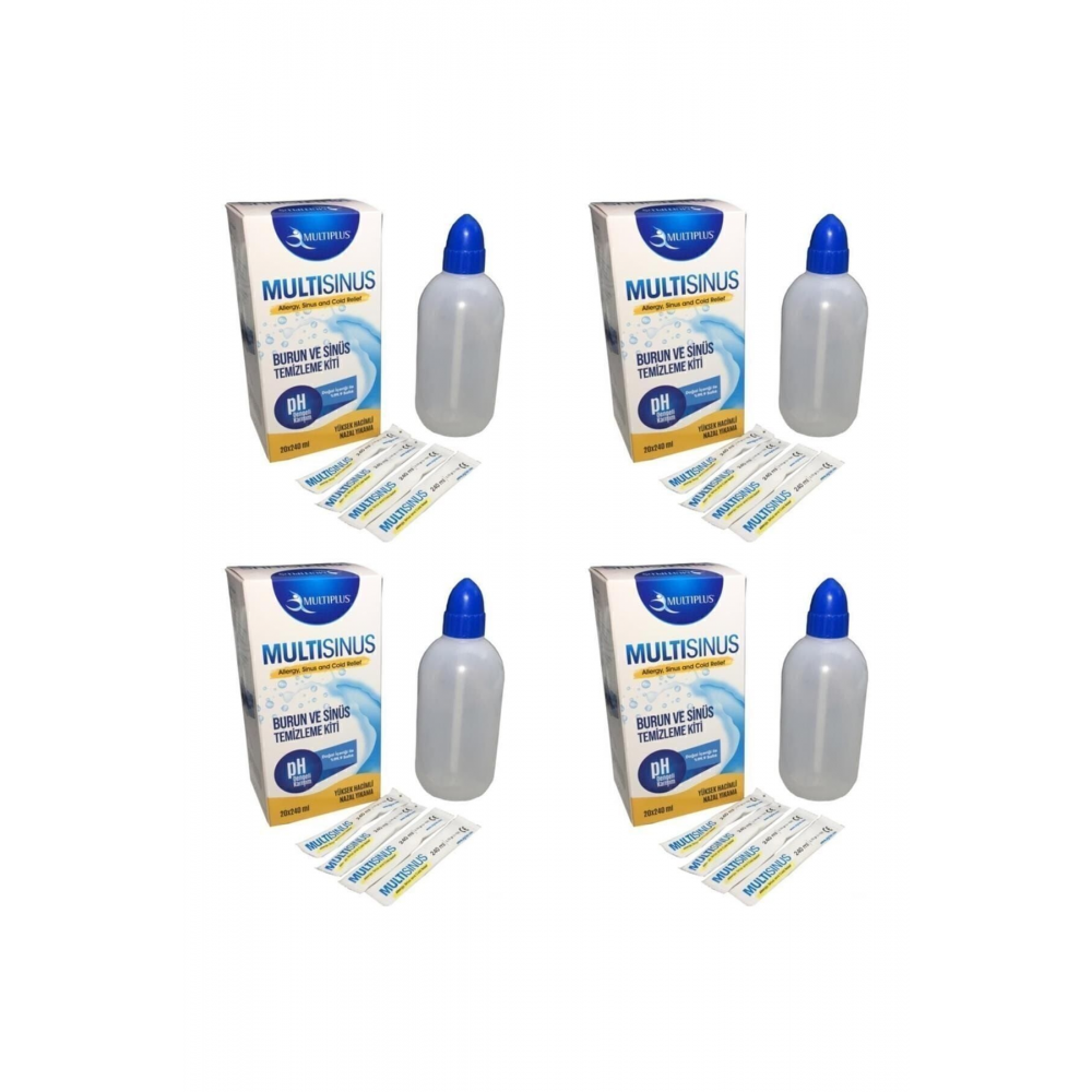 Multi Sinüs Rinse Burun Ve Sinüs Temizleme Kiti -4'lü Set