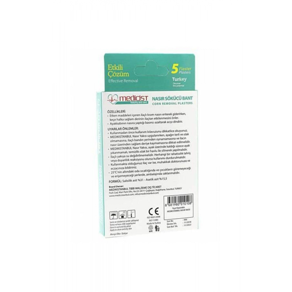 Nasır Bandı Nasır Bandı El Ayak Nasır Önleyici Band Nasır Yakıcı Bant