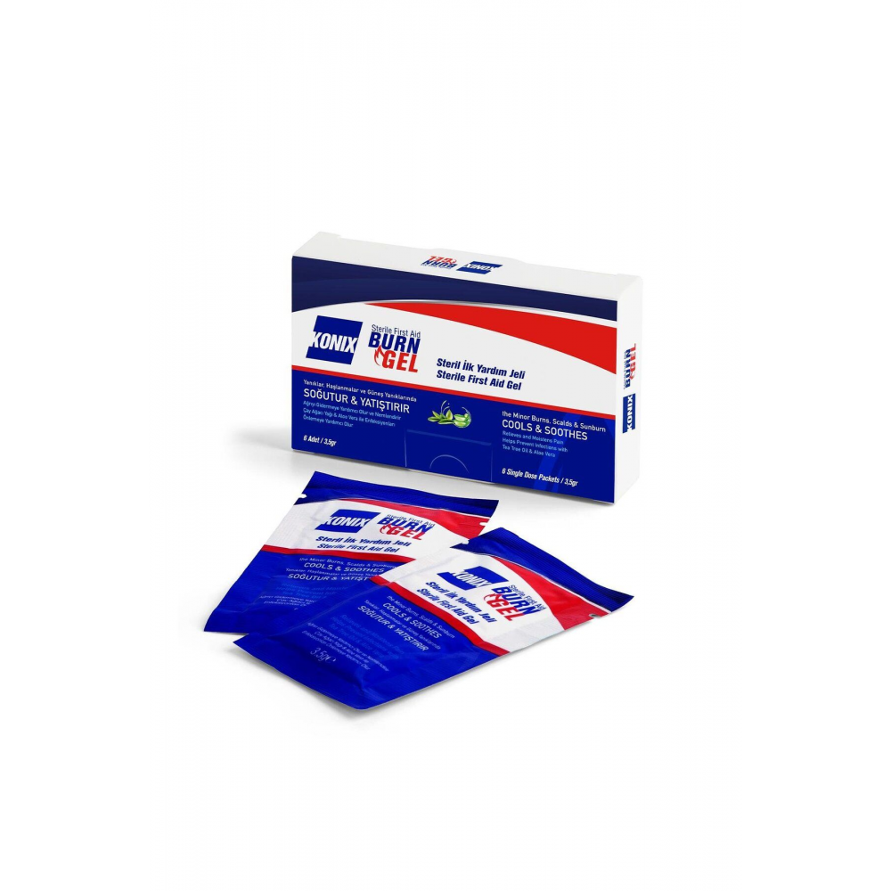 3,5 GR STERİL İLK YARDIM YANIK JELİ - 6 LI