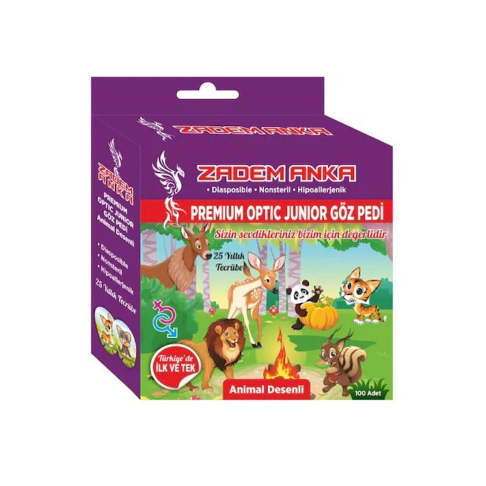 Göz Kapama Pedi 100 Farklı Desenli Göz Pedi, Hipoalerjenik Göz Bandı, Ekonomik Çocuk Göz Bandı