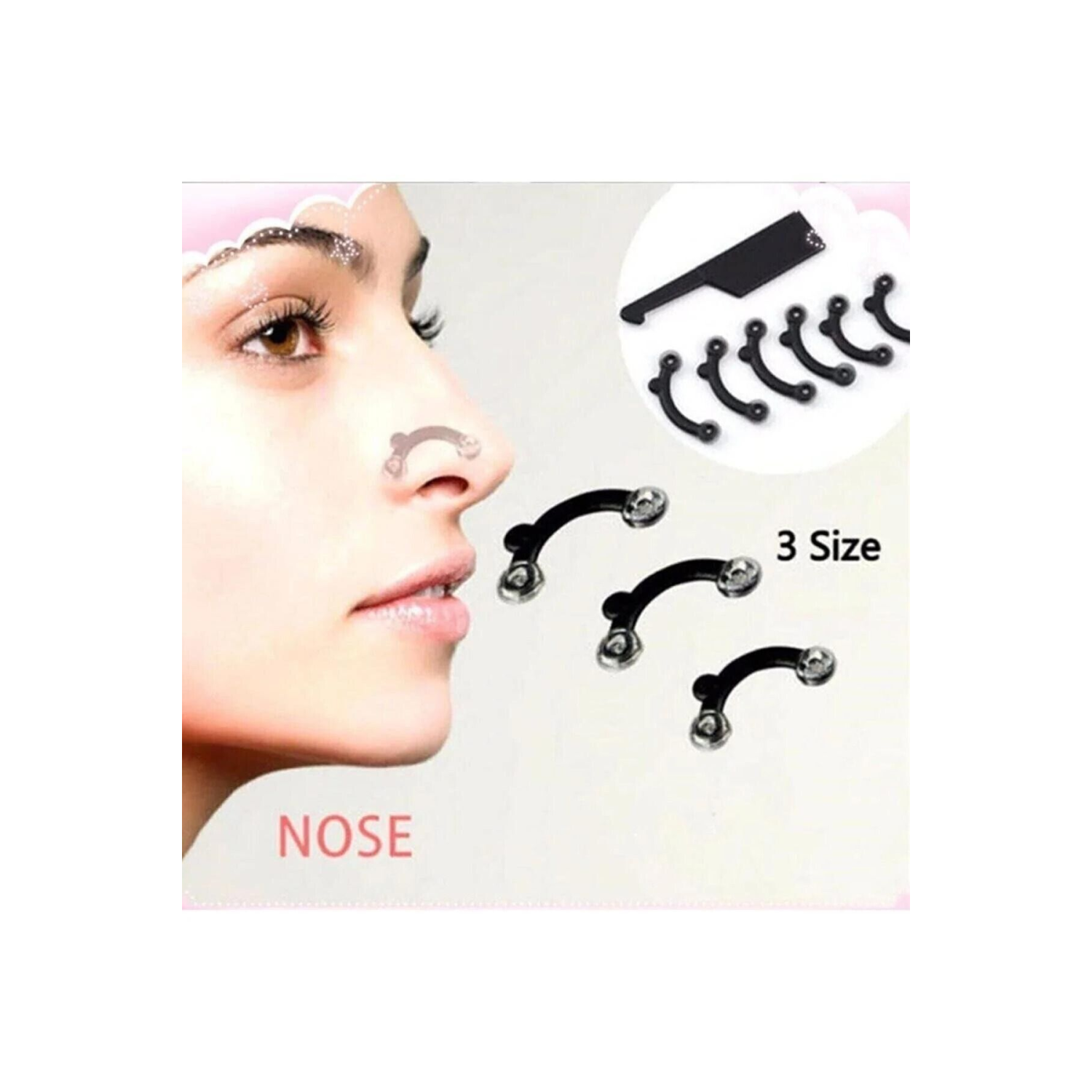 6 Adet Burun Kaldırma Burun Düzeltici Burun Şekillendirici Aparat Burun Düzleştirme
