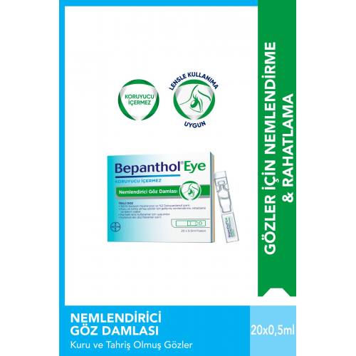 Eye Nemlendirici Göz Damlası Tekli Doz 20x0.5ml