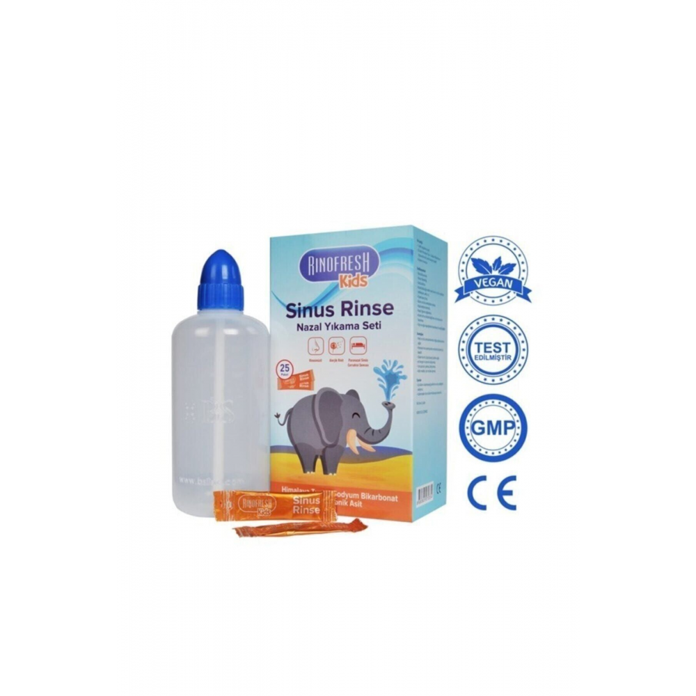 Kids Sinus Rinse Nazal Yıkama Seti Sinüs Temizleme